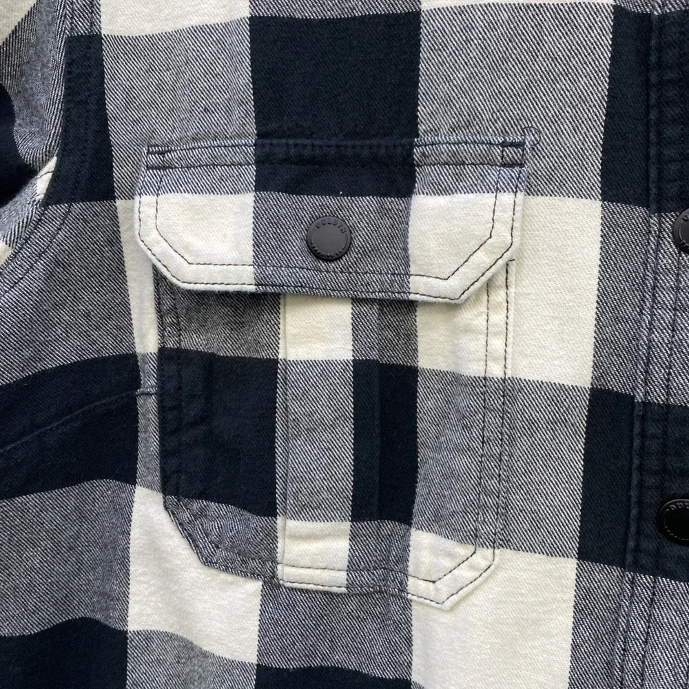 Duluth Trading Fleece Lined Flannel Shacket Womens XXL Jacket FlapJack Plaid - Picture 8 of 13